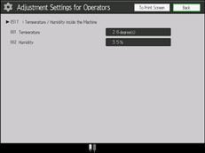 Operation panel screen illustration