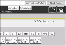 Operation panel screen illustration