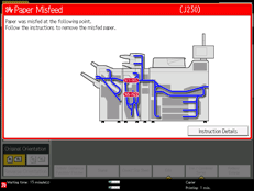 Operation panel screen illustration