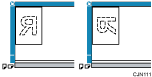 Illustration of placing on the exposure glass