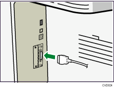 连接IEEE 1284接口电缆插图