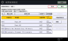 操作面板畫面說明圖