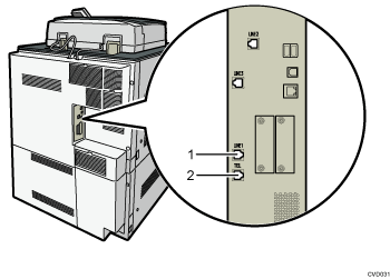 已编号的连接电话线路插图