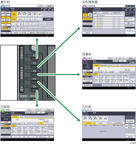 更改模式的插图