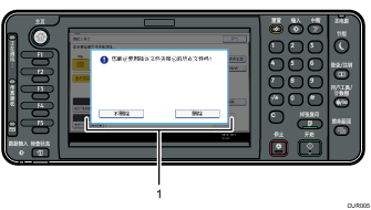 已编号的控制面板插图