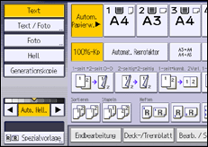 Abbildung Bedienfeld-Display