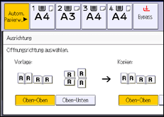 Abbildung Bedienfeld-Display