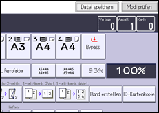 Abbildung Bedienfeld-Display