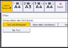Abbildung Bedienfeld-Display