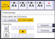 Abbildung Bedienfeld-Display