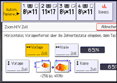 Abbildung Bedienfeld-Display