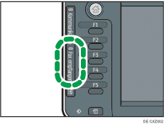 Abbildung Anzeige Fax empfangen