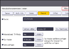 Abbildung Bedienfeld-Display