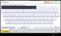 Abbildung Bedienfeld-Display
