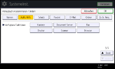 Abbildung Bedienfeld-Display