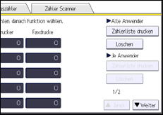 Abbildung Bedienfeld-Display