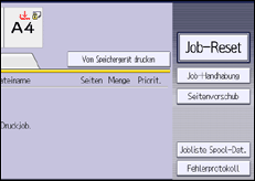 Abbildung Bedienfeld-Display