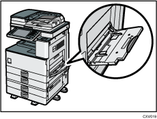 Ilustración de la bandeja bypass