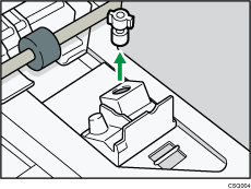 Illustration du chargeur automatique de documents à retournement