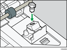 Illustration du chargeur automatique de documents à retournement