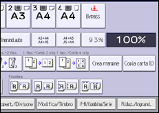 Illustrazione della schermata sul pannello di controllo