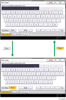 Illustrazione dei tasti
