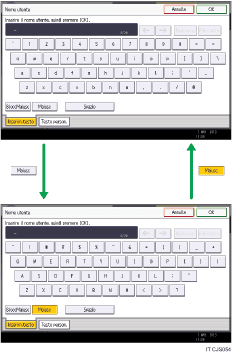 Illustrazione dei tasti
