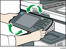 Illustrazione pannello di controllo