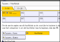 Schermafbeelding bedieningspaneel