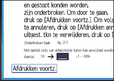 Schermafbeelding bedieningspaneel