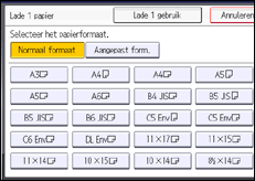 Schermafbeelding bedieningspaneel