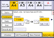 Schermafbeelding bedieningspaneel