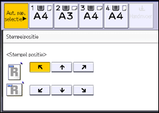 Schermafbeelding bedieningspaneel