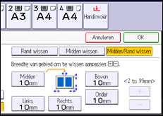 Schermafbeelding bedieningspaneel