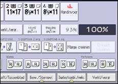 Schermafbeelding bedieningspaneel