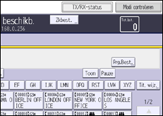 Schermafbeelding bedieningspaneel