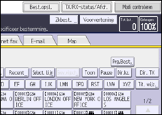 Schermafbeelding bedieningspaneel