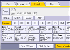 Schermafbeelding bedieningspaneel
