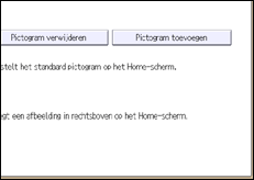Schermafbeelding bedieningspaneel