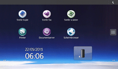 Schermafbeelding bedieningspaneel