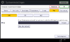 Schermafbeelding bedieningspaneel