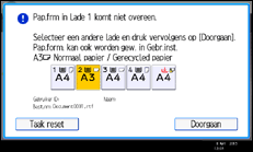 Schermafbeelding bedieningspaneel