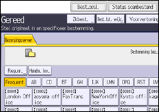 Schermafbeelding bedieningspaneel