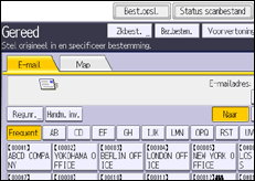 Schermafbeelding bedieningspaneel