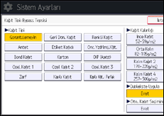 İşlem paneli ekran çizimi