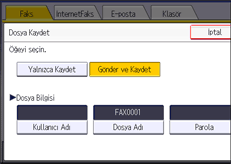 İşlem paneli ekran çizimi