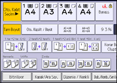 İşlem paneli ekran çizimi