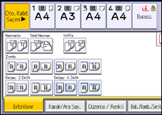 İşlem paneli ekran çizimi