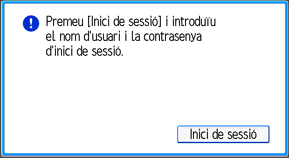 Il·lustració de pantalla del panell d'operacions