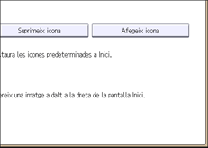 Il·lustració de pantalla del panell d'operacions
